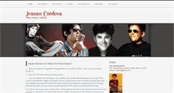 Desktop Screenshot of jeannecordova.com